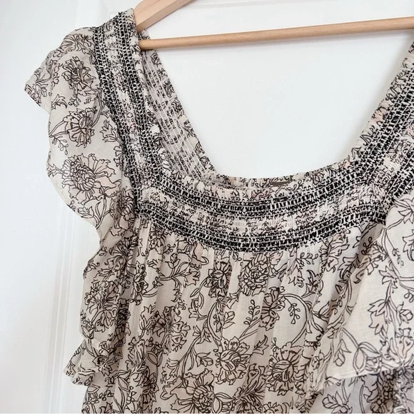 Free People Bonita Floral Midi Dress Sz M - Picture 6 of 6